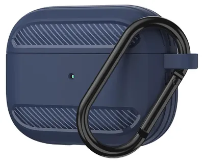 Zdjęcie produktu dla Techsuit Carbon Silicone etui do AirPods 3 – granatowe