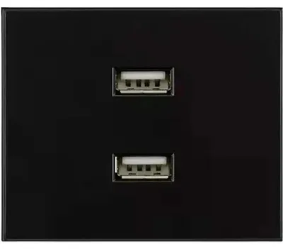 Productafbeelding van Shelly USB-laadadapter (USB-C/USB-A), zwart