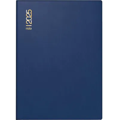 Produktbild von 2025 Rido TaschenkalenderTech.IIblau2T/1S