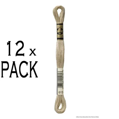 Obrázok produktu pre 12x DMC vyšívacia niť Mouline Special 117MC -613, 6-vrstvová, 8 m, VPE