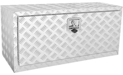 Zdjęcie produktu dla VEVOR Truckbox Toolbox Trailer Box Toolbox 914x430x460mm Pickup Storage Box, aluminiowa skrzynka narzędziowa Diamond Plate z zamkiem i kluczami, wodoodporna skrzynka do przechowywania przyczepy