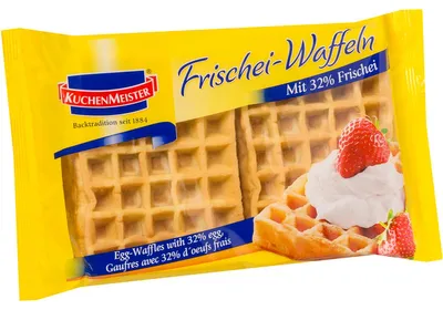 Immagine prodotto di KuchenMeister cialde fresche all'uovo deliziosamente dolci confezionate 300g