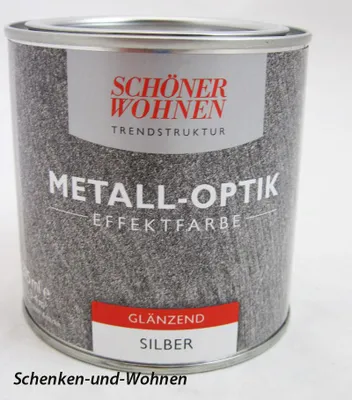 Produktbild von Trendstruktur- Metall-Optik - Effektfarbe Silber glänzend 375 ml