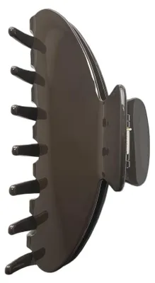 Produktbild von Hochwertige, langlebige Haarspange aus Acetat, hübsche Spange für dickes und dünnes Haar, 10,2 cm, rutschfest, flach, kaffeebraun
