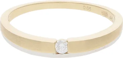 Produktbild von JuwelmaLux Ring 585 Gold und Weißgold mit Brillant JL10-07-3228 56