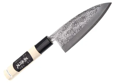 Deba-Messer handgeschmiedet gehämmert 12 cm