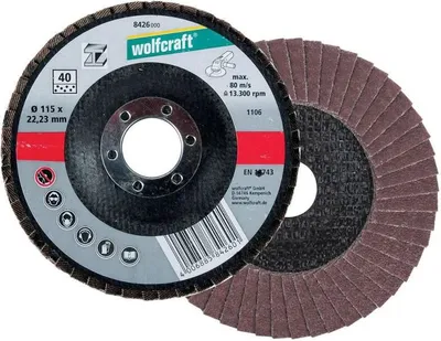 Immagine prodotto di Tampone di levigatura Wolfcraft ø 115 mm 8426000