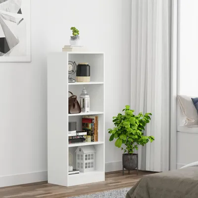 Produktbild von VDD – Fachschrank – Offener Fachschrank – Wandschrank – Fachschrank Weiß - 50x30x130 cm