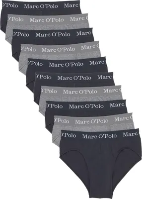 Produktbild von Marc O'Polo 10er Pack Elements Organic Baumwolle Slip / Unterhose Weiches und atmungsaktives Material, Natürliches Tragegefühl, Bequeme Passform