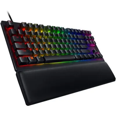 Obrázok produktu pre Razer Huntsman V2 Tenkeyless, Tenkeyless (80 – 87 %), Kábel, USB, QWERTY, RGB LED, Čierna