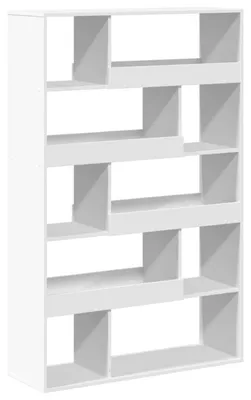 Image de Bibliothèque Blanc 100x33x156,5 cm Matériau dérivé du bois