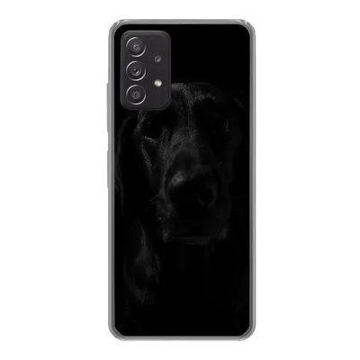 Produktbild von MuchoWow® Handyhülle Schutzhülle Hülle für Samsung galaxy a73 Hund - Haustier - Schwarz Silikon Softcase Handy Hülle - Handyhülle