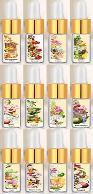 Produktbild von 10 Stück ätherische Duftöle Ganzjahr Blume Obst Duft Düfte Raumduft Duftöl für Duftlampe