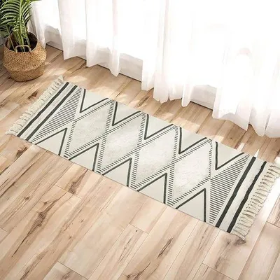 Productafbeelding van Famanu vloerkleed, boho-stijl - Hoogwaardig en veelzijdig - 60 x 180 cm