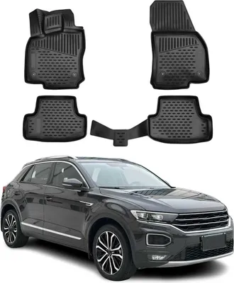 Produktbild von 2017-2025 VW T-Roc Fußmatten TPE Schwarz 4 tlg