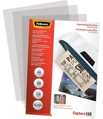 Produktbild von Fellowes 5329001, A3, 125 µm, Glänzend, 100 Stück(e)