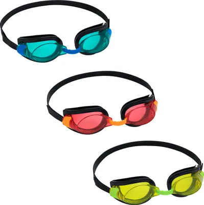 Immagine prodotto di Occhialini da nuoto per bambini AQUA BURST ESSENTIAL II - mix di 3 colori (giallo, rosso, verde)