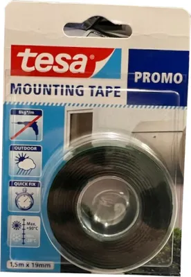 Produktbild von tesa Doppelseitiges Montageband Mounting Tape 1,5m X 19mm