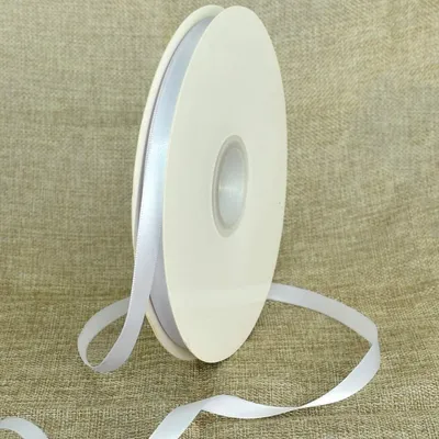 Produktbild von Satinband weiß 10mm 91 Meter Dekoration Geschenkband Schleifenband Stoffband für Hochzeit Taufe Geburtstag Valentinstag