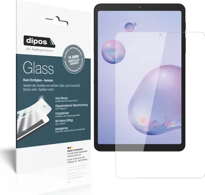 Produktbild von 2x Schutzfolie für Samsung Galaxy Tab A 8.4 (2020) - Anti-Shock 9H Folie dipos Glass Kunststoffglas