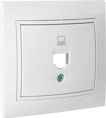Image de Cache Châssis Rj45 Solera Support Modulaire Pour Prise Rj45 - Solera