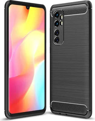 Produktbild von Schutzhülle Handyhülle für Xiaomi Mi Note 10 Case Cover Carbon Optik Schwarz