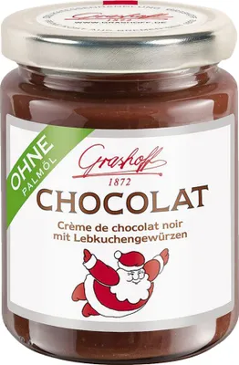 Image de Grashoff Chocolat noir aux épices de pain d'épices chocolat belge 250g