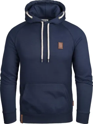 Productafbeelding van Omgoods - Hoodie met Binnenste Koord - Donkerblauw, Slim Fit