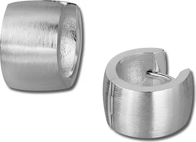 Productafbeelding van SilberDream creolen, 13 mm, zilveren oorbellen, sterling zilver, mat, dames, D2SDO372M