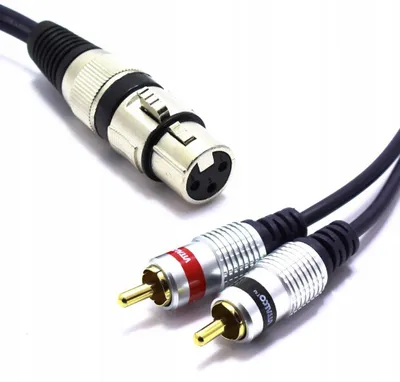Produktbild von Vitalco MKR08P XLR Kabel 2x RCA auf 1.5m