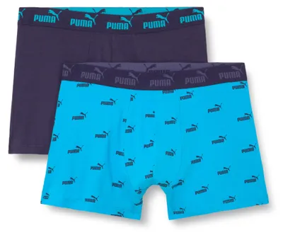 Produktbild von PUMA Elements Men Logo Print Boxers 2P