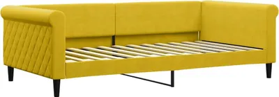 Produktbild von vidaXL Tagesbett Gelb 100x200 cm Samt