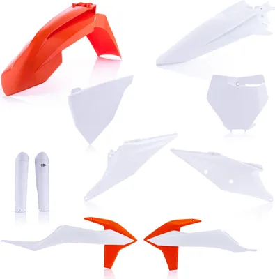 Produktbild von ACERBIS Verkleidungskit 10 Teile 2020 Modell Orange/Weiß für KTM