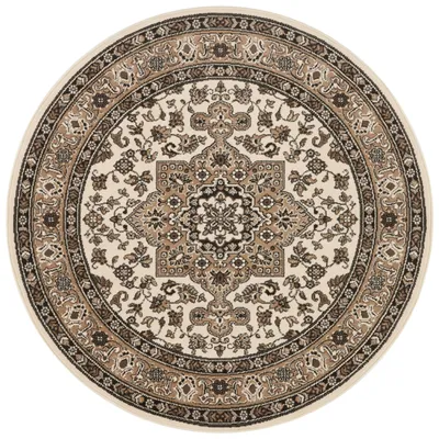 Immagine prodotto di Hanse Home Mirkan Tappeto a pelo corto rotondo Parun Täbriz Avorio Beige