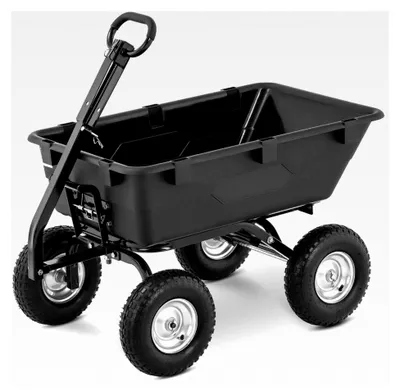 Produktbild von Bollerwagen Gartenwagen Transportwagen Handwagen Gerätewagen 550 kg, Schwarz