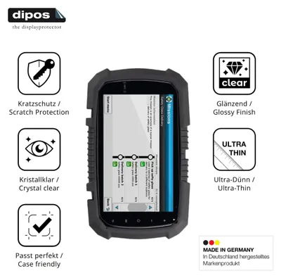 Image de 2x Film de protection d'écran pour Topicon MDT765 protecteur clair dipos