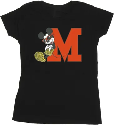 Produktbild von Disney - "Leopard Trousers" T-Shirt für Damen BI33378 (L) (Schwarz)