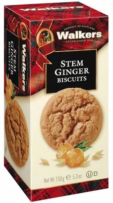 Zdjęcie produktu dla Walkers Stem Ginger Biscuits szkockie herbatniki imbirowe 150g