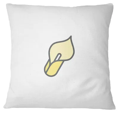 Dekokissenbezug 45x45 cm, Polyester, Weiß, mit Reißverschluss