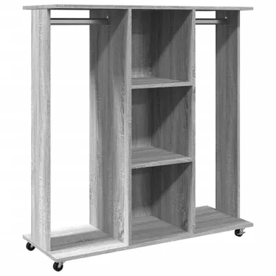 Obrázok produktu pre Šatník s kolieskami sivý sonoma 102x38x110 cm kompozitné drevo