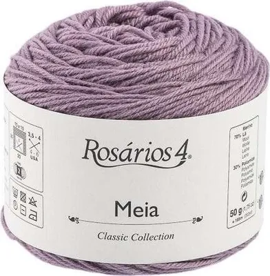 Produktbild von Rosários 4 Meia 31 Lavender Strickgarn