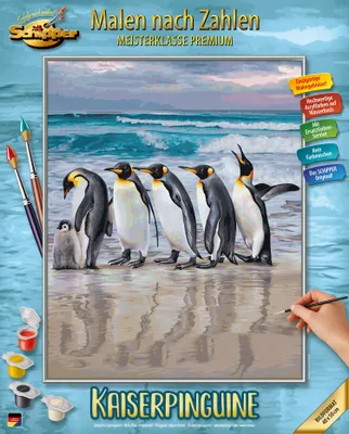 Produktbild von Schipper 609130887 Malen nach Zahlen - Kaiserpinguine