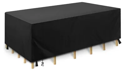 Zdjęcie produktu dla Lrocotanc Pokrowiec na meble ogrodowe wodoodporny 213x132x74cm