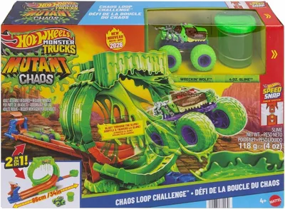 Obrázok produktu pre Hot Wheels Monster Trucks JMK91, Súprava Monster truck a dráha, 4 rok / roky, Plast, Viacfarebný