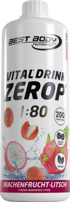 Produktbild von Best Body Nutrition - Vital Drink - verschiedene Sorten 1L - Drachenfrucht - Litschi