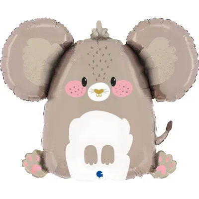 Image de Grabo Ballon souris env. 66 cm adapté au gaz pour ballons