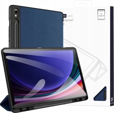 Immagine prodotto di Dux Ducis Domo Custodia con supporto per Samsung Galaxy Tab S9 Fe - Blu