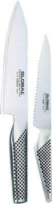 Produktbild von Global Messerset G-5814R: Fleischmesser + Brötchenmesser