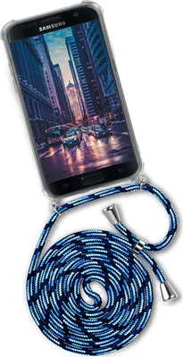Produktbild von TWIST-Case + TWIST-Cord für Samsung Galaxy S7, Farbe:City Dip (Silber)