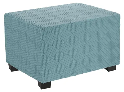 Elastische Zitzakhoes, quadratisch, 57-70 cm, hellblau